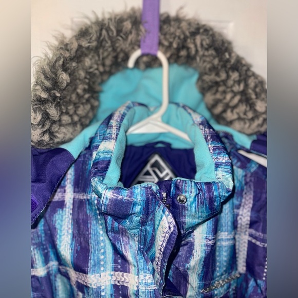 ZeroXposur Girls Purple & Blue Abstract Design Jacket - Picture 10 of 11